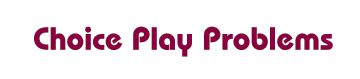 Play Problems
